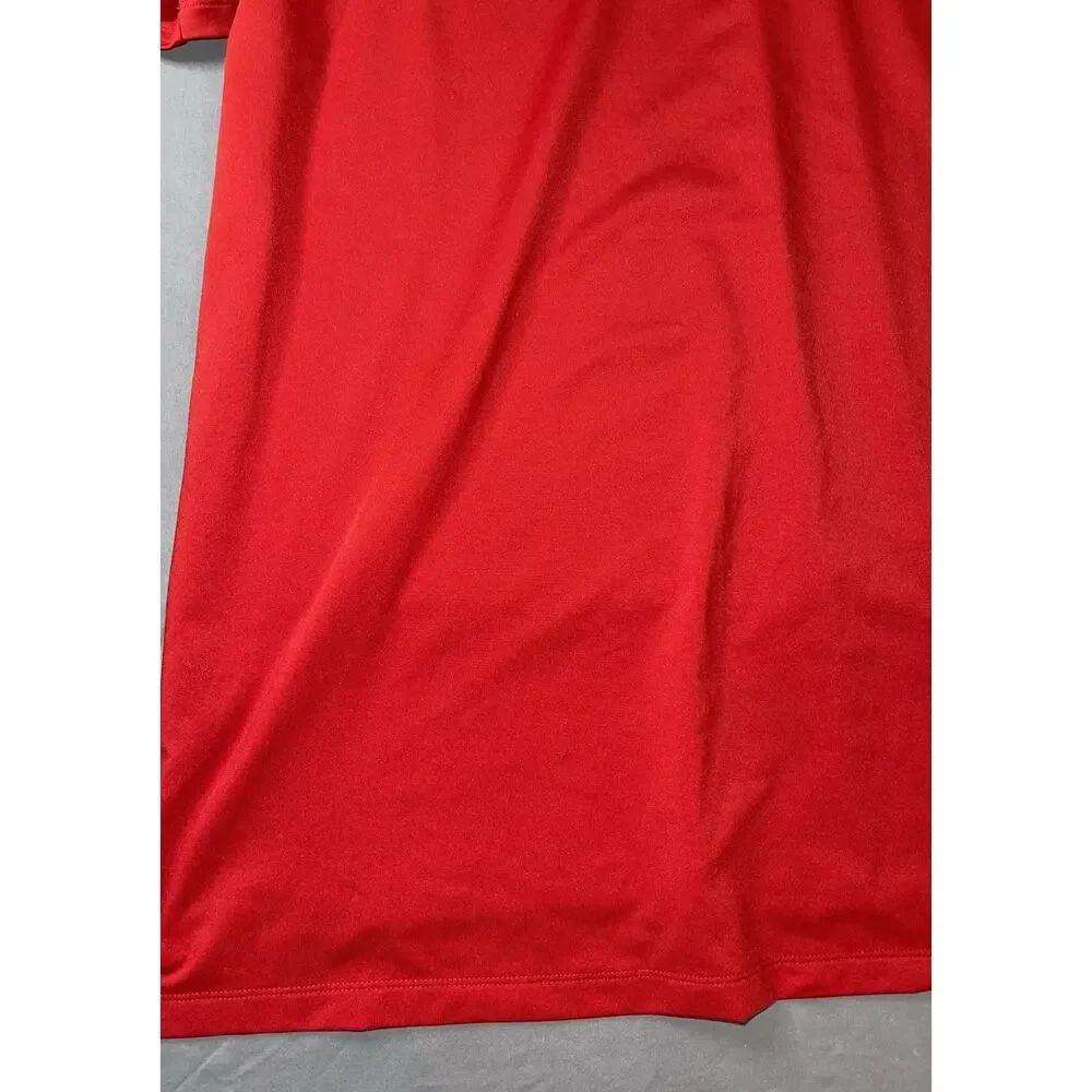 RLX Ralph Lauren Red Golf Polo XL Embroidered RCC Crossed Clubs Logo